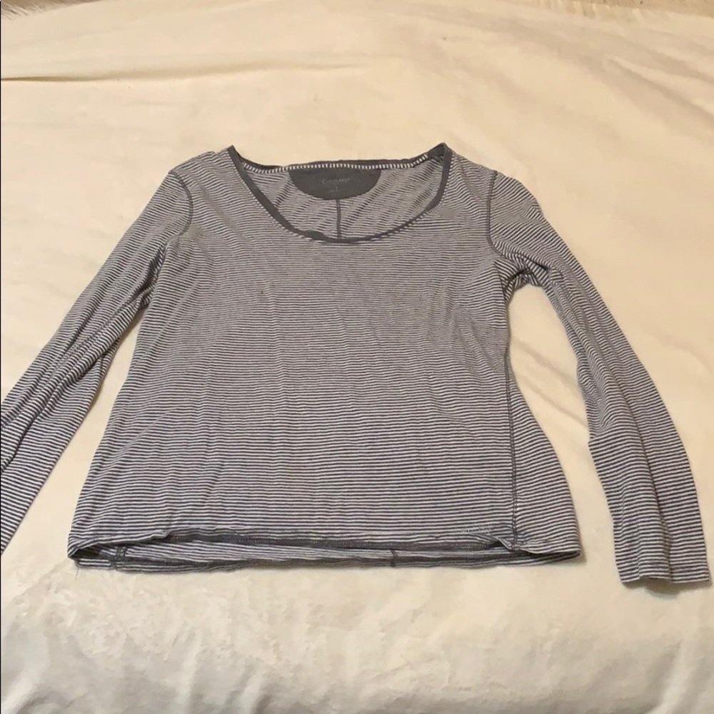 Calvin Klein performance striped long sleeve shirt